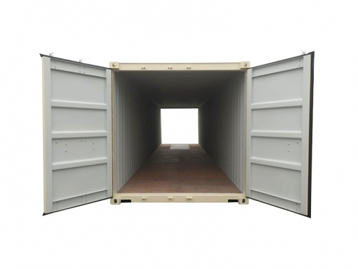Conteneur 40 pieds standard, portes doubles