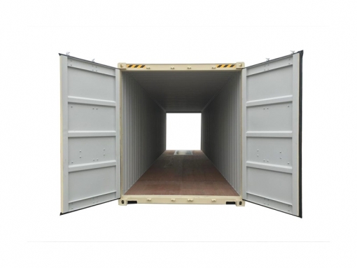Conteneur 40 pieds High Cube, portes doubles